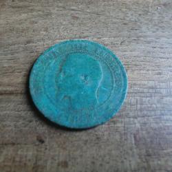 monnaie dix centimes  napol&eacute;on III  1853 A