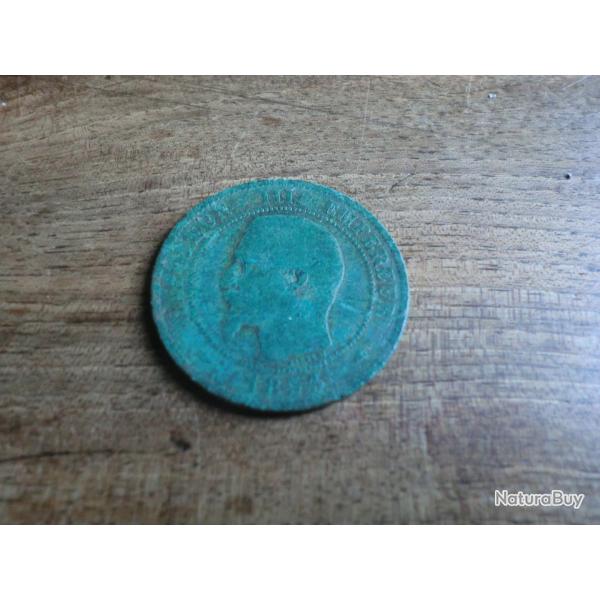 monnaie dix centimes  napol�on III  1853 A