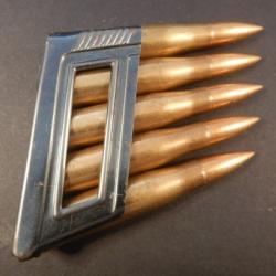 1315 - Clip de 5 cartouches 8 mm MANNLICHER HONGROIS