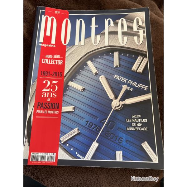 Montres magazine hors-s�rie collector 1991-2016, 25 ans de passion...