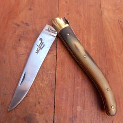 Joli Couteau LAGUIOLE ORIGINE GARANTI  Manche en Corne