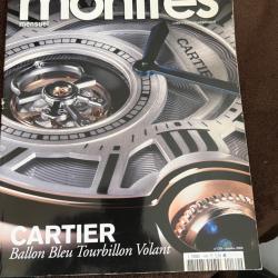 La revue des montres, mensuel, octobre 2008, Cartier ballon bleu tourbillon...
