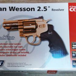REVOLVER 4.5MM (BILLES) DAN WESSON 2.5" CO2 GOLD ASG