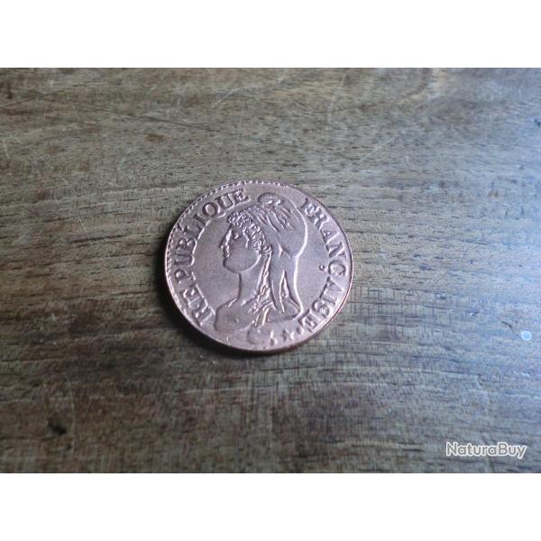 monnaie 5 cinq centimes L'an 5 A