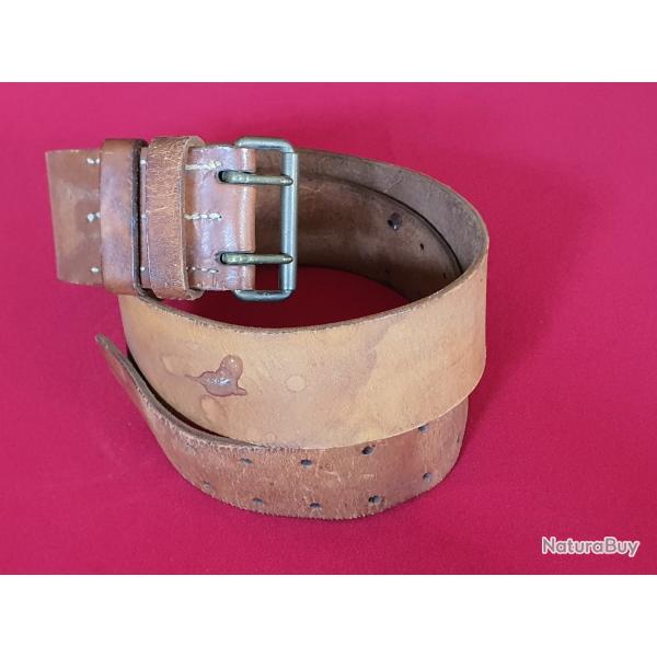 beau ceinturon fran�ais WW1 WW2 boucle laiton