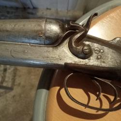 Fusil du grenier calibre 12/65 avant 1900 poin&ccedil;on belge