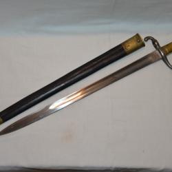BAIONNETTE BADOISE MAUSER Mle 1871-FUSILS MAUSER 1871, 1871/84 & 1888-REGIMENTEE 114.R.E.3.190. BADE