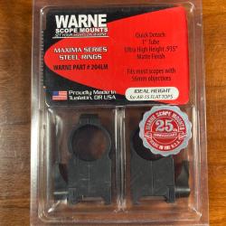 Colliers WARNE 204LM 25,4mm d&eacute;tachables Ultra-Hautes