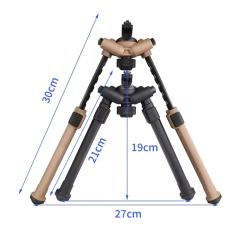Super Bipied tactique pour rails m-lock AR15 AR9 AR22  Fiable luger sans jeu excessif couleur tan