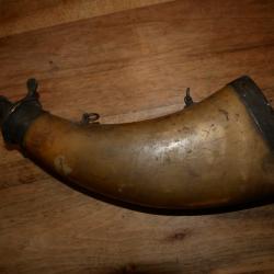 Poire &agrave; poudre en corne &agrave; restaurer, m&eacute;canique gripp&eacute;e