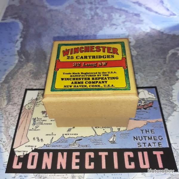 32 Long SW (Winchester): AU CHOIX; Reproduction boite munitions (vide) WIN 15008762