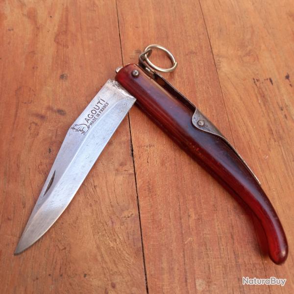 Joli Couteau R�gional AGOUTI MADE IN FRANCE Manche en R�sine