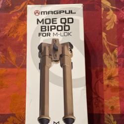 Vends super Bipied magpul MOE QD M-Lok couleur tan