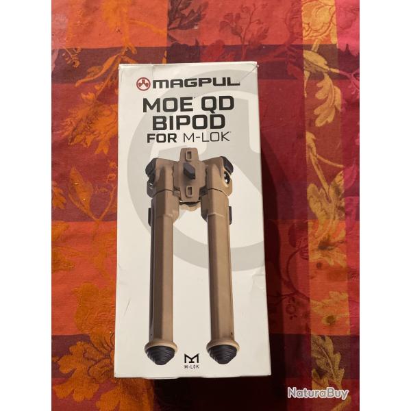 Vends super Bipied magpul MOE QD M-Lok couleur tan