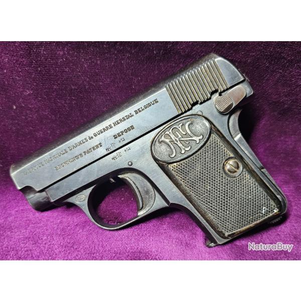 Pistolet FN Browning 1906 - 6,35 Browning - Herstal Belgique Mono-Matricule, Cat�gorie B