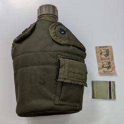 Ensemble Gourde USGI 1982 TAP compl&egrave;te P38 scell&eacute; + allumettes d'origine intactes - Vietnam