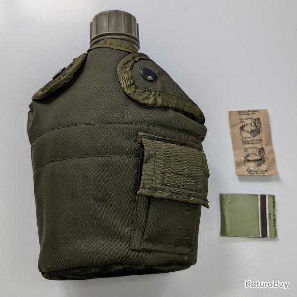 Ensemble Gourde USGI 1982 TAP compl�te P38 scell� + allumettes d'origine intactes - Vietnam