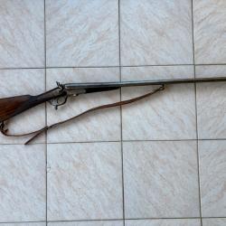 Magnifique fusil &agrave; chiens calibre 14 !!! Tr&egrave;s rare !!!