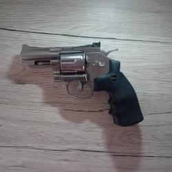 RevolversDan Wesson silver 2.5" revolver &agrave; billes d'acier 4.5 mm