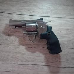 RevolversDan Wesson silver 2.5" revolver &agrave; billes d'acier 4.5 mm