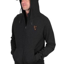 Fox collection lw hoody black et orange M