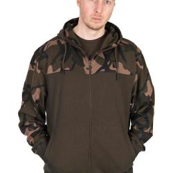 Sweat Zipp&eacute; Fox LW Khaki/Camo Split Hoody XXXL