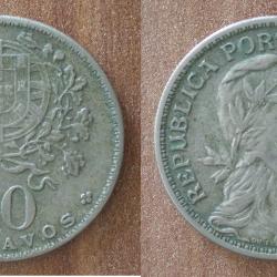 Portugal 50 Centavos 1968 Escudos Piece Escudo
