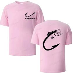 T-Shirt JUST FISH IT  Streetwear Rose