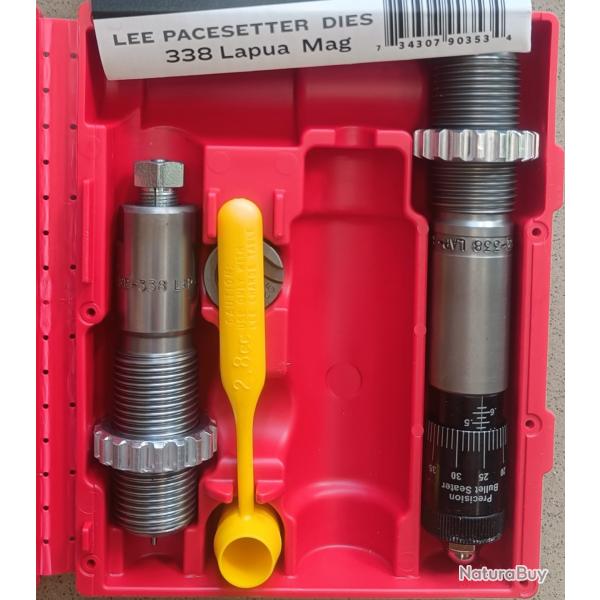 jeu d'outil outils Lee 338 lapua magnum avec siegeur microm�trique 90353