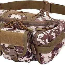 SAC BANANE CAMOUFLAGE -DESERT DIGITAL - LIVRAISON GRATUITE