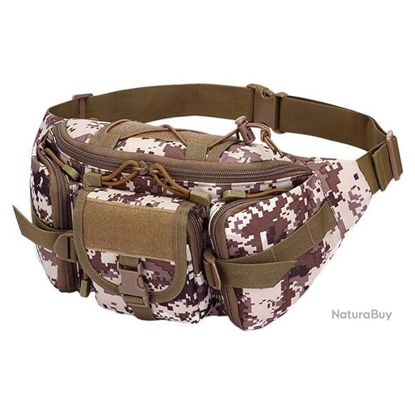 SAC BANANE CAMOUFLAGE -DESERT DIGITAL - LIVRAISON GRATUITE