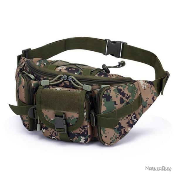 SAC BANANE CAMOUFLAGE -JUNGLE DIGITAL - LIVRAISON GRATUITE