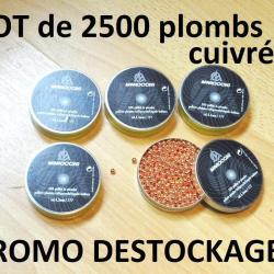 LOT de 2500 plombs 4.5 CUIVR&eacute;S BILLES MAROCCHI &agrave; 7.99 Euros !!!!!!!- VENDU PAR JEPERCUTE (SW359)