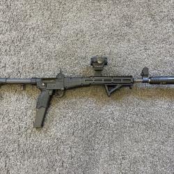PACK Carabine KEL-TEC SUB 2000 Calibre 9 mm Para (Silencieux + Point rouge + Chargeur 30 coups)