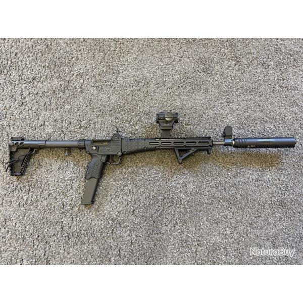 PACK Carabine KEL-TEC SUB 2000 Calibre 9 mm Para (Silencieux + Point rouge + Chargeur 30 coups)