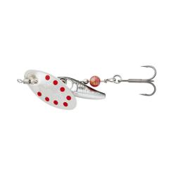 Cuiller Tournante Savage Gear Sticklebait Spinner 4,5g 4,5g Dirty Silver Red