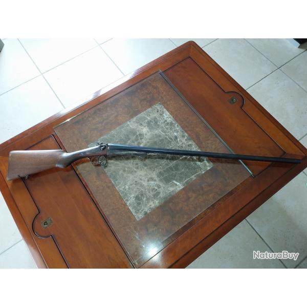 Fusil � chiens juxtapose calibre 16 65mm syst�me lefaucheux