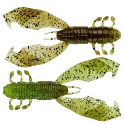 Leurre Souple Gunki Boogie Craw VIB 90 9cm Brown Chart Par 4 8,1g