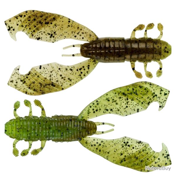 Leurre Souple Gunki Boogie Craw VIB 90 9cm Brown Chart Par 4 8,1g