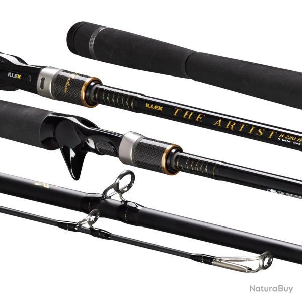 Canne Casting Illex The Artist X5 B 220 H+ Angel Of Darkness 1+1 20 - 80g 221 183,5 142,5
