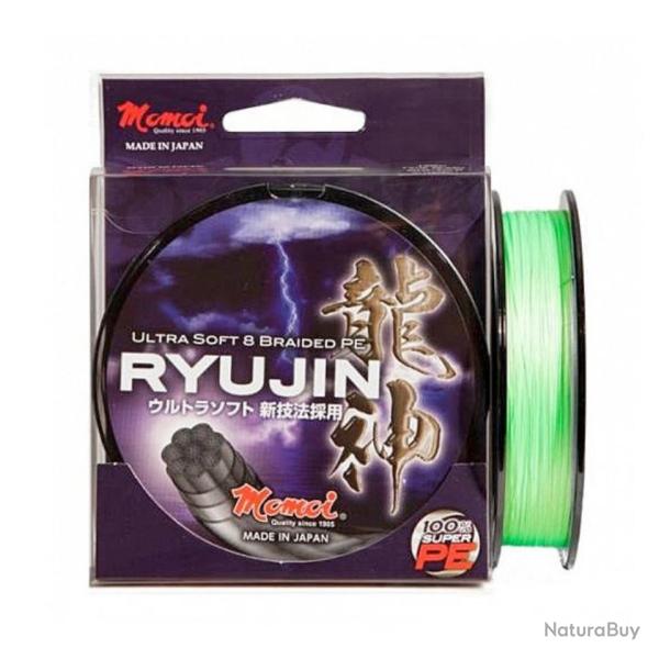 Tresse Momoi Ryujin X8 130m Moss Green 22kg 130m PE 2.5