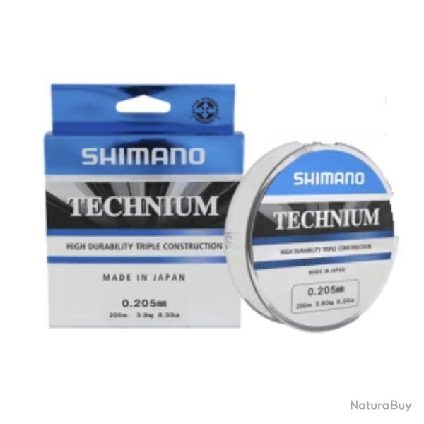 Nylon Shimano Technium A Mono Grey 200m 5kg 200m 0,225mm