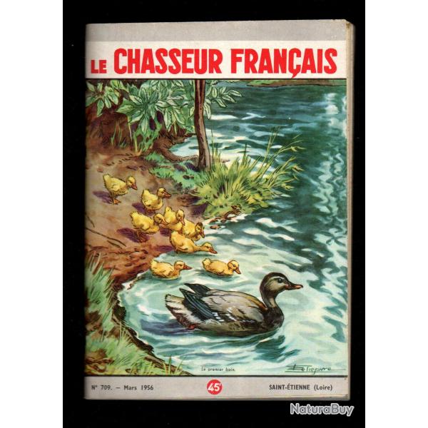 le chasseur fran�ais 709 1956,  chasse , p�che , maison, sant�, manufrance , jardinage , �levage ,