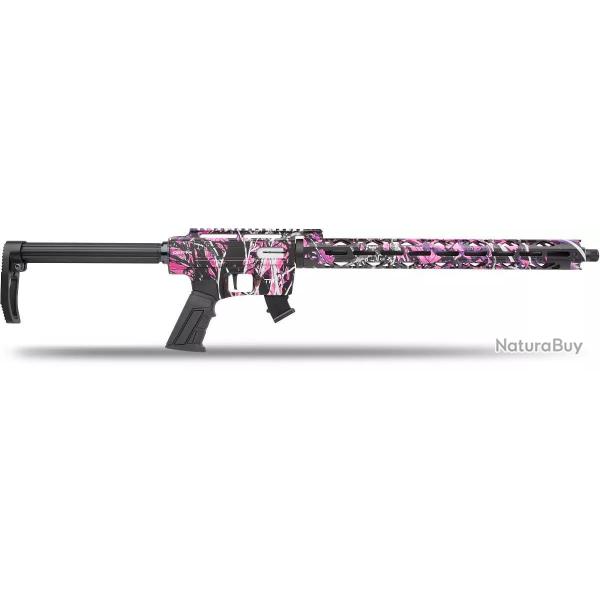 *Derya Pink Top ! Carabine Derya TM22 - 22 Lr - Rose / noire - 18" - 10 cps - DERTM22A18C162L