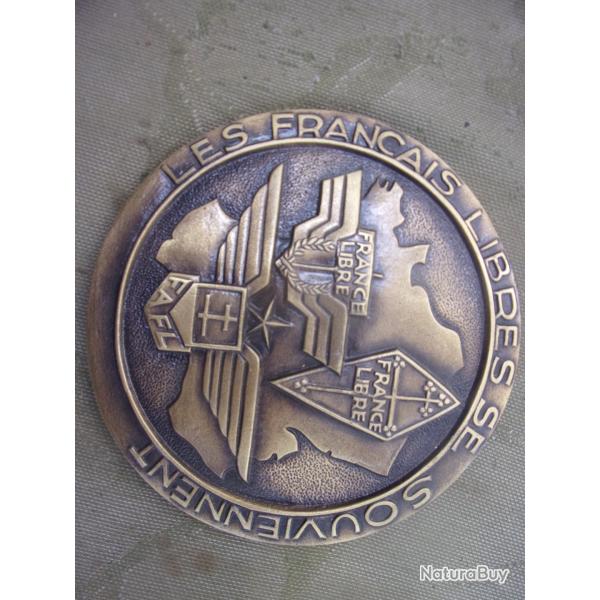 plaque comm�morative "Les Fran�ais libres de souviennent"