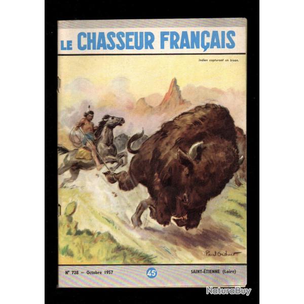le chasseur fran�ais 728 1957,  chasse , p�che , maison, sant�, manufrance , jardinage , �levage ,