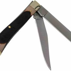 Couteau Traditionnel Old Timer Trapper 94OT 2 Lames Clip & Spey Acier Inox Manche Delrin SCH94OT