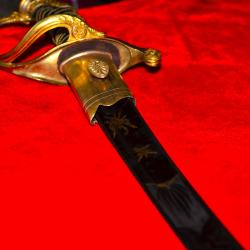Sabre  d'officier de la garde nationale joli lame