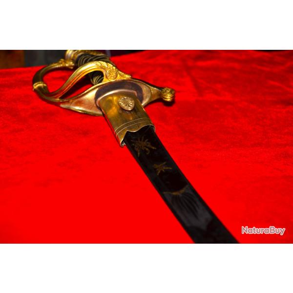 Sabre  d'officier de la garde nationale joli lame