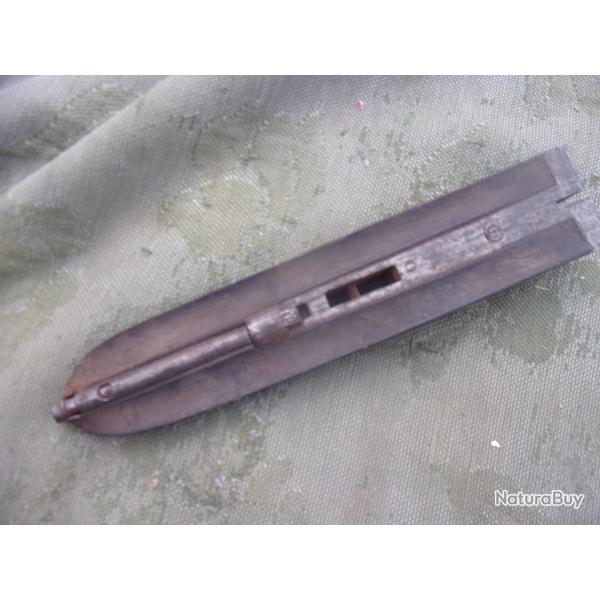 devant / longuesse de fusil juxtapos� de chasse  de longueur 21  cm